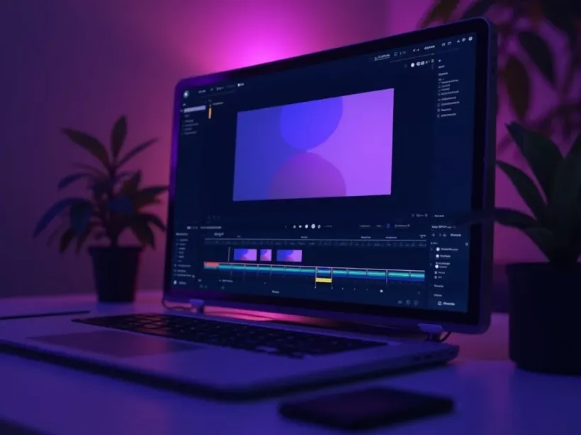 Озвученное безликое видео с голосом ИИ и b-roll на экране