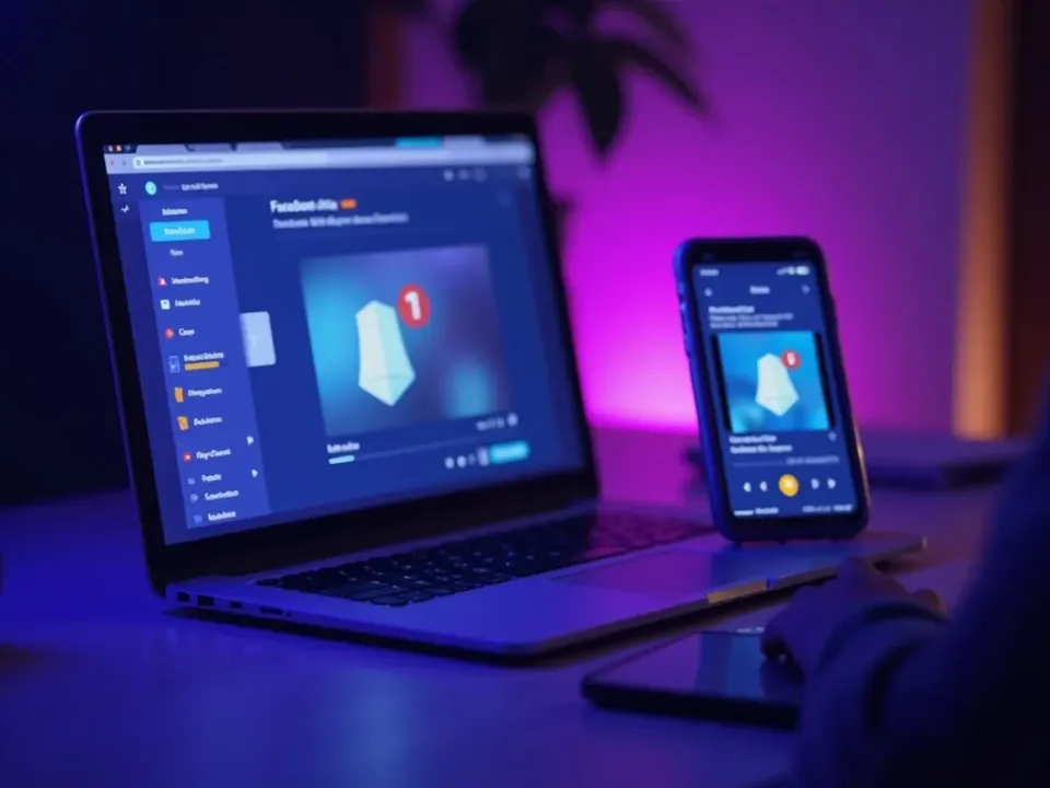 Facebook Video exportované ze šablony